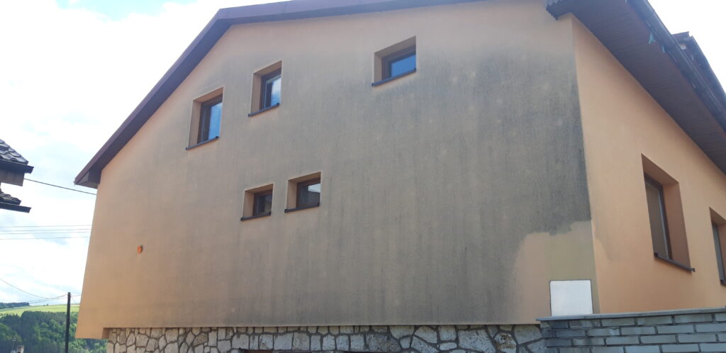 ako vyčistiť fasádu domu
